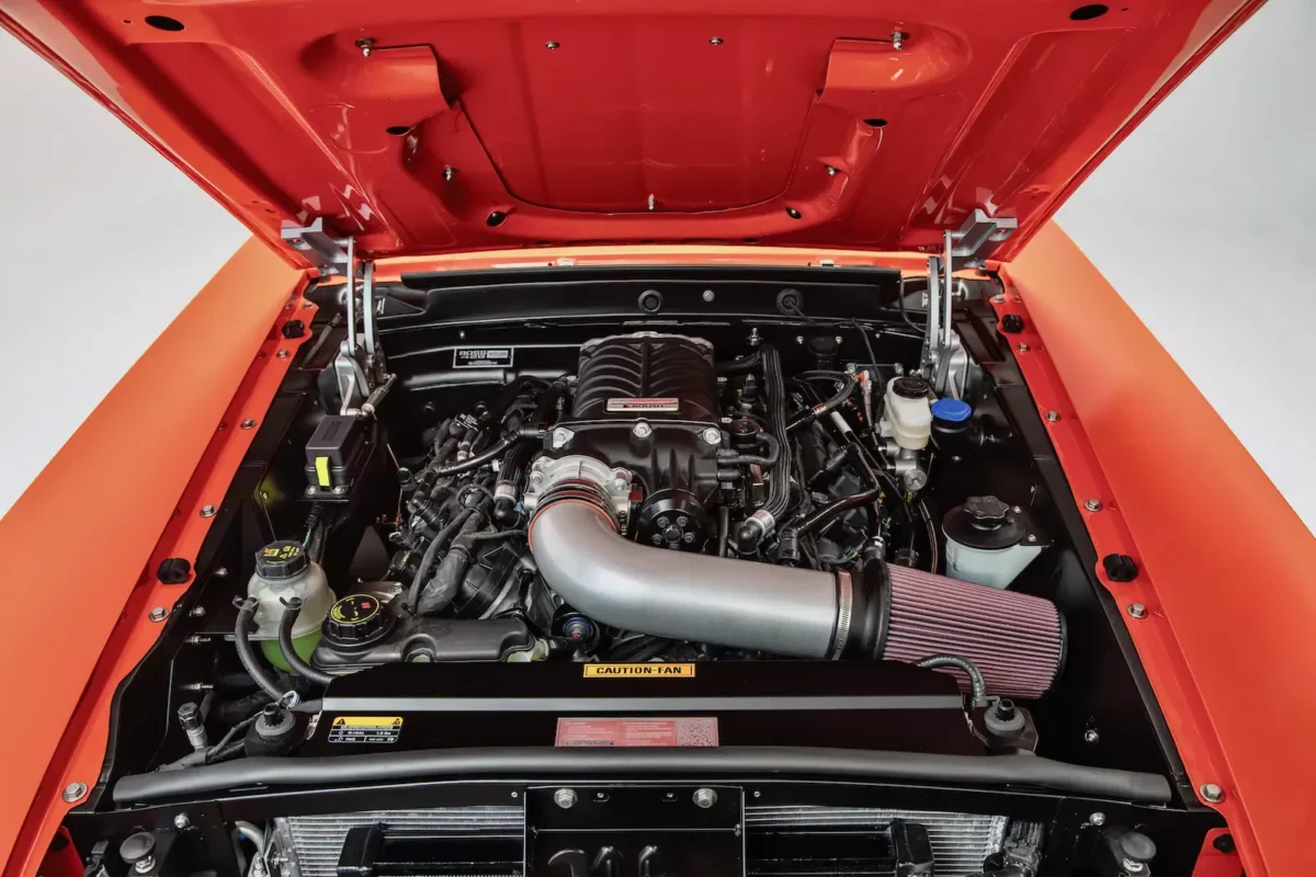 تصویر موتور سوپرشارژ ۵.۰ لیتری Coyote با ۷۱۰ اسببخار در موستانگ Revology Boss 429