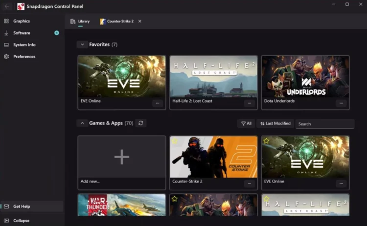 کوالکام اپلیکیشن Snapdragon Control Panel را منتشر کرد