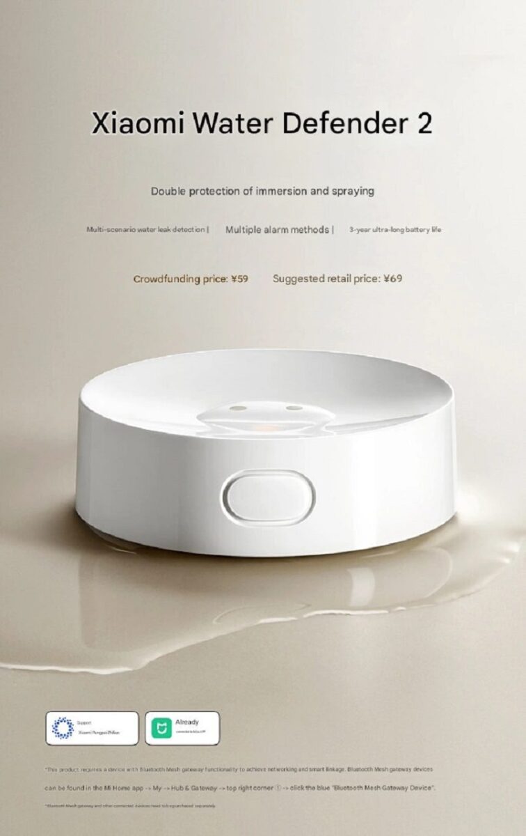 ایمنی خانهها را به حسگر هوشمند water guard شیائومی بسپارید