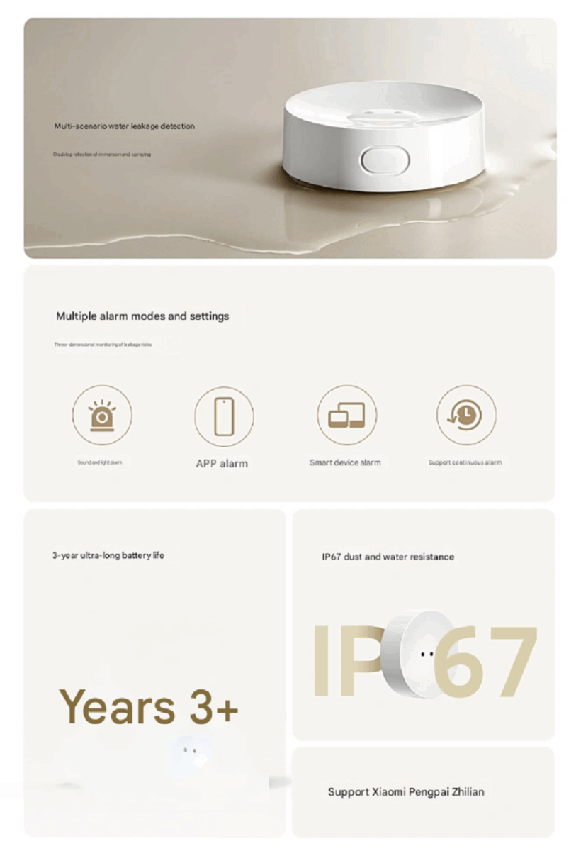 حسگر Water Guard 2 شیائومی ایمنی خانههای هوشمند را متحول می کند