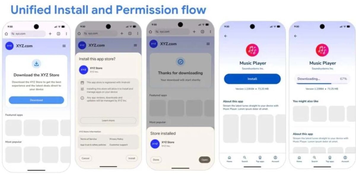 سیستم جدید نصب اپلیکیشن راه تازه اندروید ۱۷ برای نصب امن اپلیکیشنها