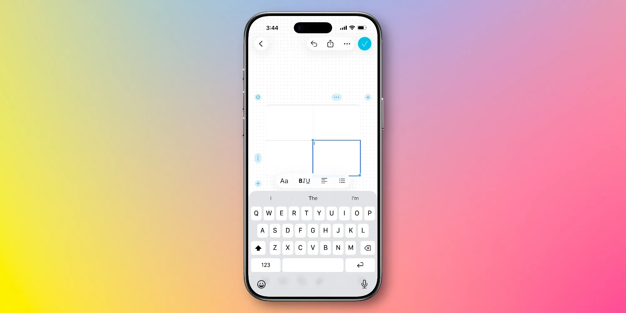 اپل با iOS 26.2 ابزار قدرتمند جداول را به اپلیکیشن Freeform اضافه کرد