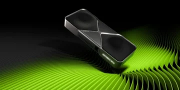 نمایی از کارت گرافیک RTX 5060 انویدیا