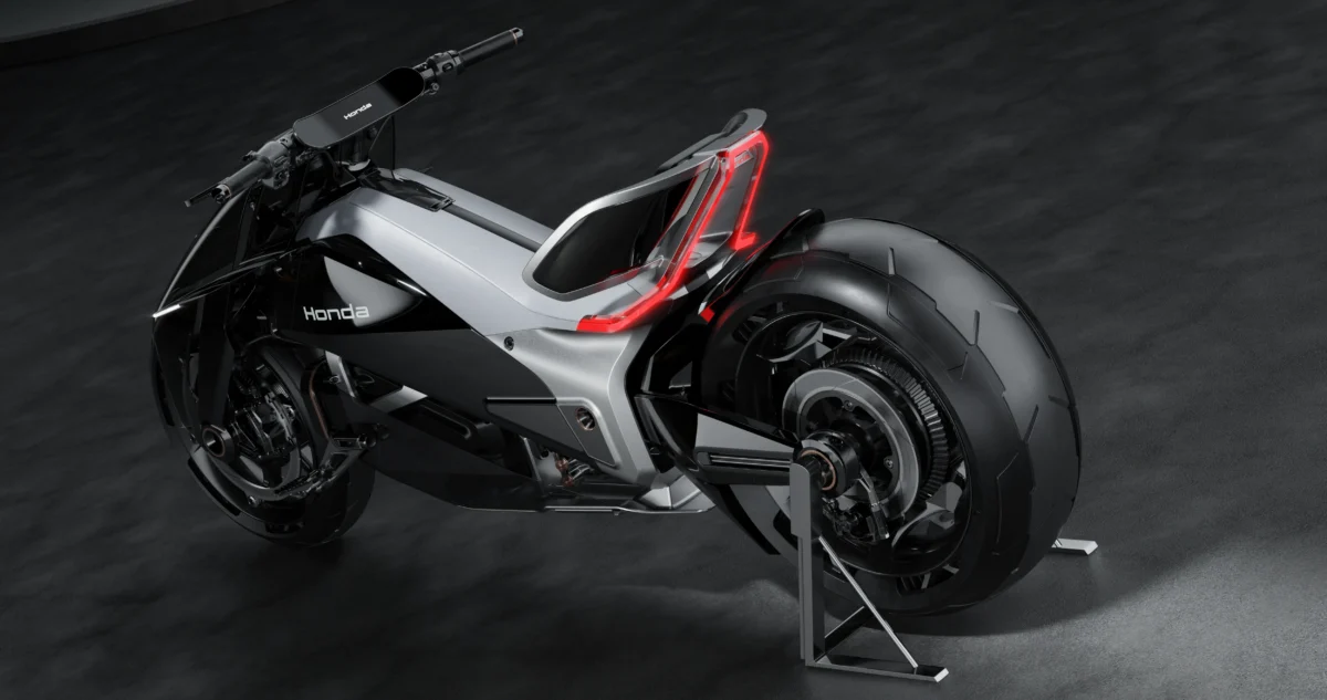 نمایی از موتورسیکلت مفهومی EV Outlier