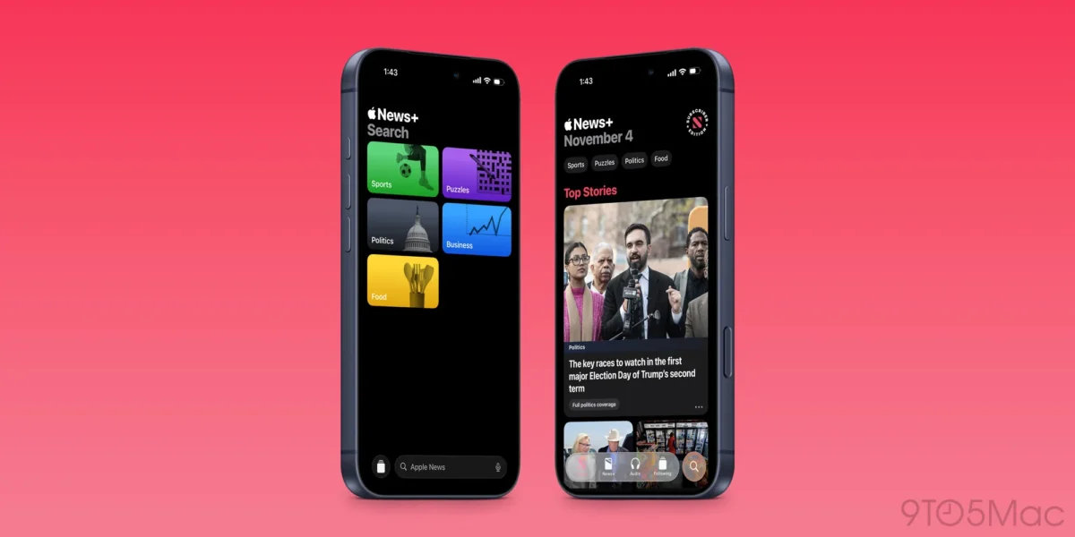 بازطراحی Apple News در نسخه بتای iOS 26.2