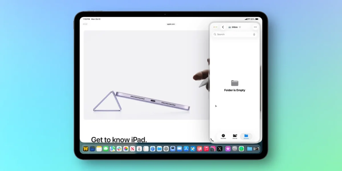 انتشار نسخه iPadOS 26.1 اپل با تغییرات گسترده