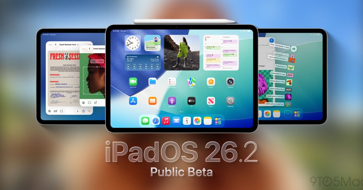 اپل نسخه بتای عمومی iPad OS 26.2، tvOS 26.2 و mac OS 26.2 را منتشر کرد