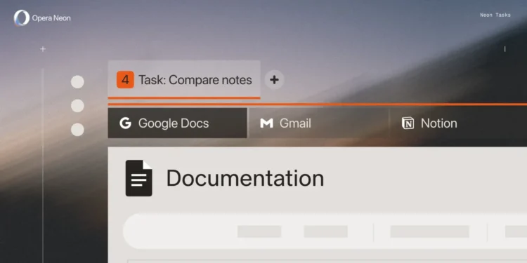 اپرا قابلیت «تحقیق یک دقیقهای» را به مرورگر هوشمند Neon اضافه کرد