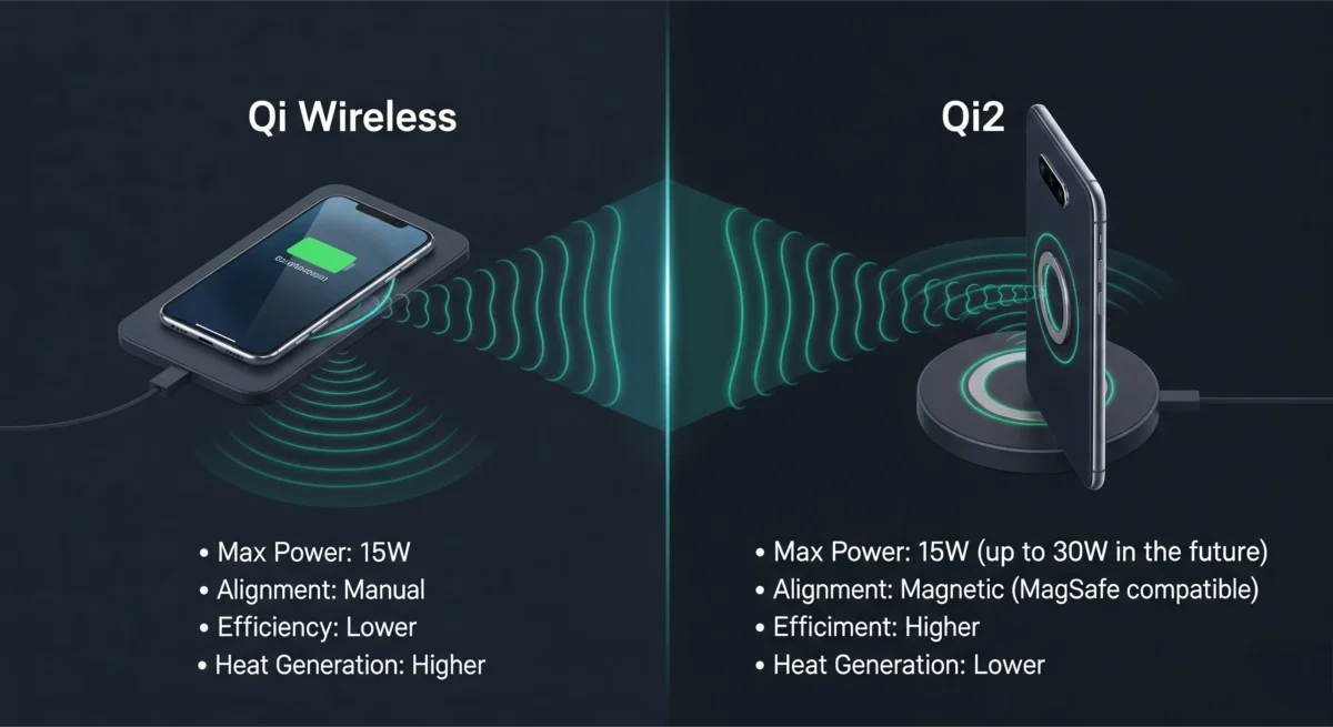 شارژ بیسیم استاندارد Qi