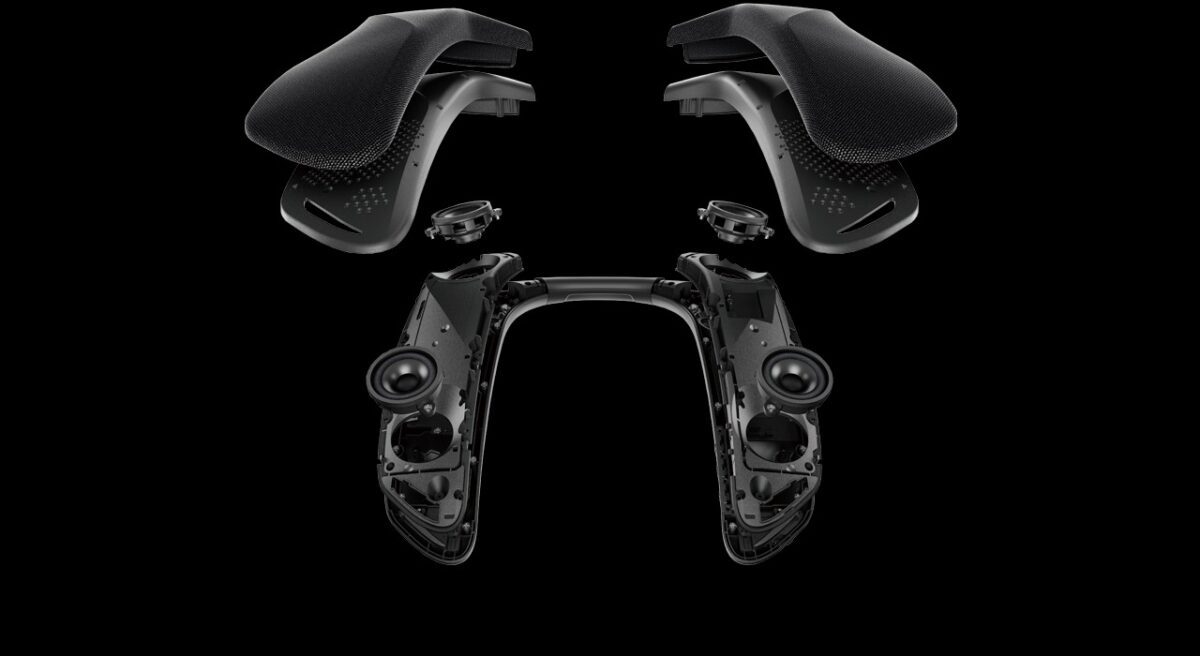 اجزا و قطعات اسپیکر گردنی ‌ویژه ‌فاینال فانتزی ‌SoundSlayer در رنگ مشکی