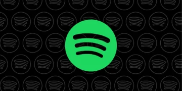 لوگوی اسپاتیفای در مرکز تصویر