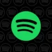 لوگوی اسپاتیفای در مرکز تصویر