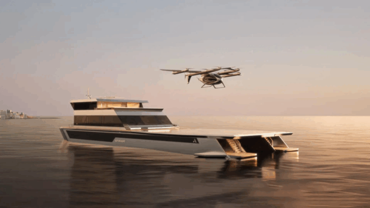 چین اولین ورتیپورت آبی را برای حمل‌ونقل هوایی راه‌اندازی کرد