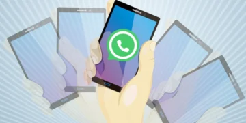 یک طراحی که لرزش گوشی برای گزارش خطا در واتساپ را نشان میدهد