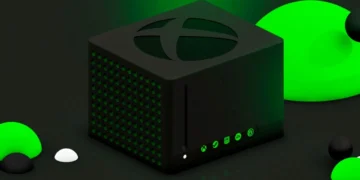 طرح احتمالی کنسول ایکس باکس مگنوس که در ابعاد کوچک مربعی با طراحی مشابه سری ایکس