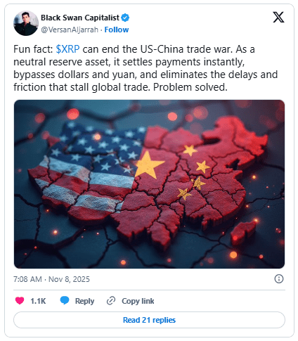 چگونه ریپل می‌تواند بدون جایگزینی دلار به جنگ تجاری آمریکا و چین پایان دهد