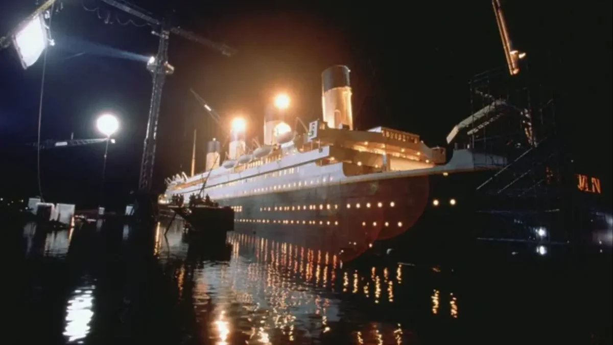 پشت صحنه فیلم تایتانیک