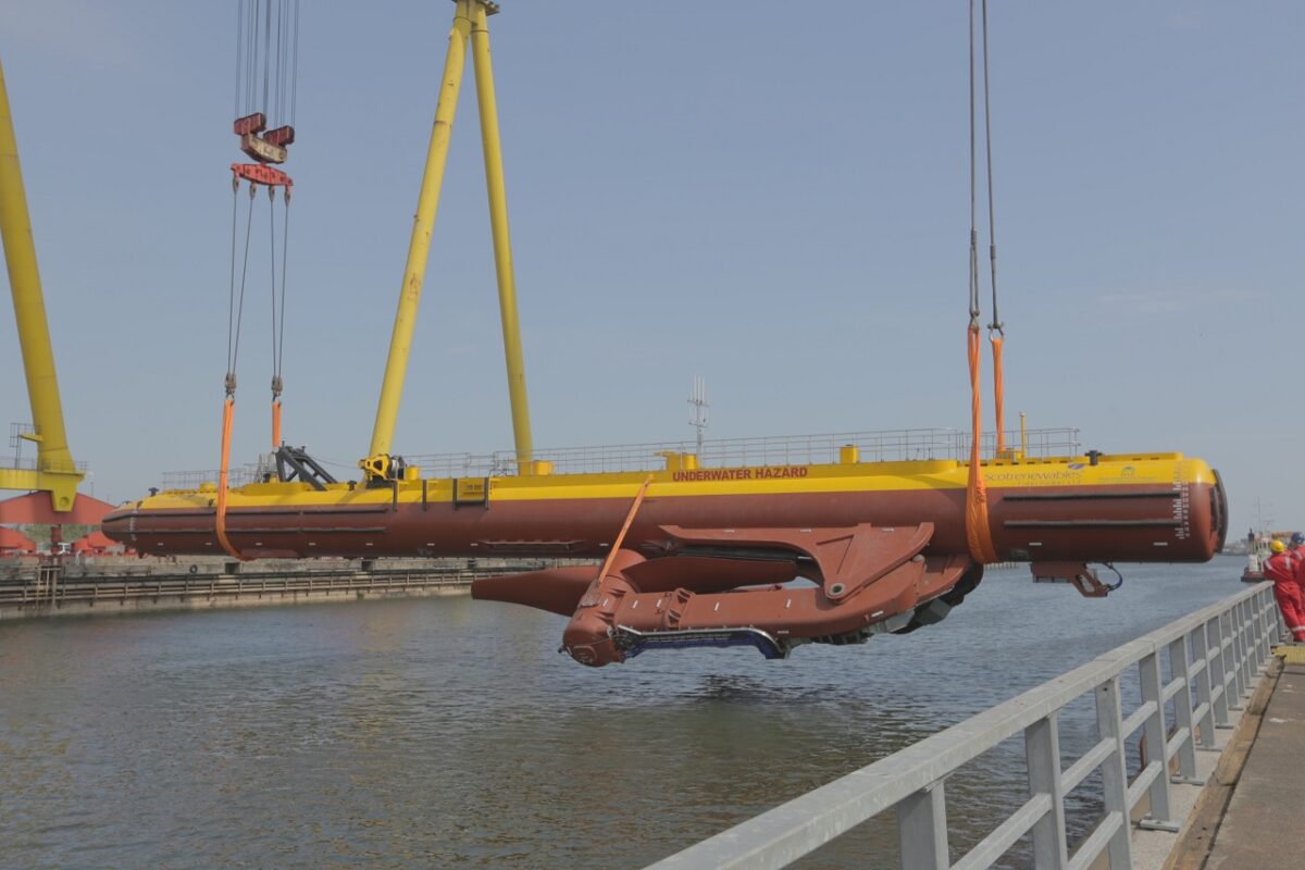 ScotRenewables SR2000 – توربین شناور ۲ مگاواتی، اسکاتلند، بریتانیا