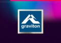 لوگوی مربعی آبی و سفید برند پردازنده‌های Graviton آمازون.