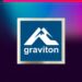لوگوی مربعی آبی و سفید برند پردازنده‌های Graviton آمازون.