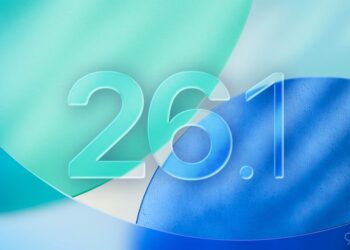 تصویر گرافیکی عدد "26.1" روی پس‌زمینه‌ای با فرم‌های انتزاعی به رنگ آبی و سبز.