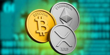 بیتکوین (BTC)، اتریوم (ETH) و ریپل (XRP)