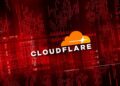 لوگوی Cloudflare در پس زمینه قرمز و سیاه هشداردهنده، با متن «500 Internal Server Error».