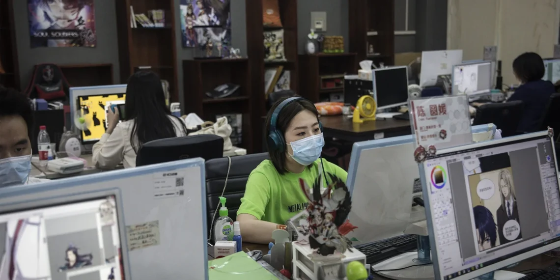 تصویری از یک استودیو طراحی انیمیشن و بازی‌سازی