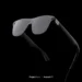 عینک واقعیت ترکیبی Project Aura گوگل با طراحی باریک و لنزهای تیره روی پسزمینه مشکی
