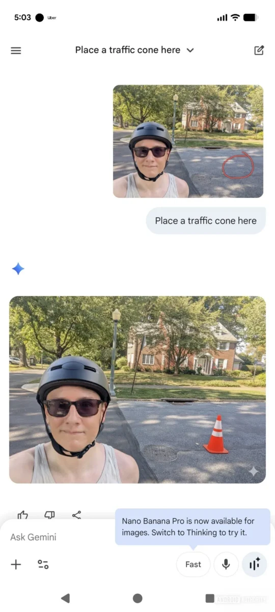 جمنای تصاویر را تحلیل می کند