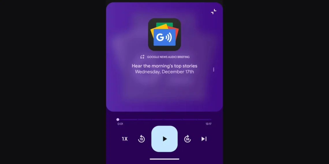 گوگل قابلیت جدید خلاصههای صوتی خبری را در اندروید عرضه کرد