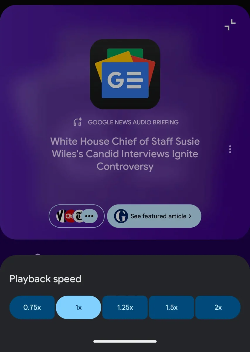 قابلیت جدید خلاصههای صوتی خبری در اندروید