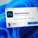 پنجره نصب نرم‌افزار ادوبی فتوشاپ در محیط فروشگاه مایکروسافت (Microsoft Store) در ویندوز ۱۱