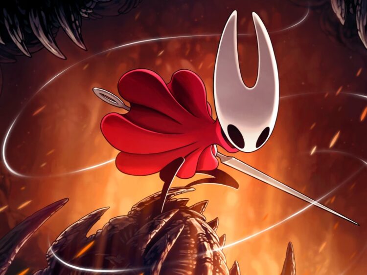 تصویر هنری شخصیت Hornet از بازی مورد انتظار Hollow Knight: Silksong.