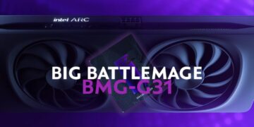 تصویری از پردازندۀ گرافیکی Intel Arc Battlemage "BMG-G31" وجود دارد که به پشتیبانی جدید تراشهساز اشاره میکند.