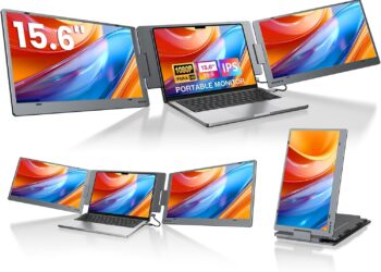 KYY از مانیتور قابل حمل سه‌گانه ۱۵.۶ اینچی X90E با پنل‌های IPS و پایه قابل تنظیم رونمایی کرد