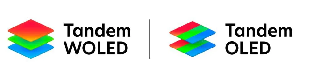 دیاگرام مقایسه‌ای سه چیدمان مختلف ساب‌پیکسل شامل ساختار چهارگانه (RGBW)، مثلثی و نواری RGB.