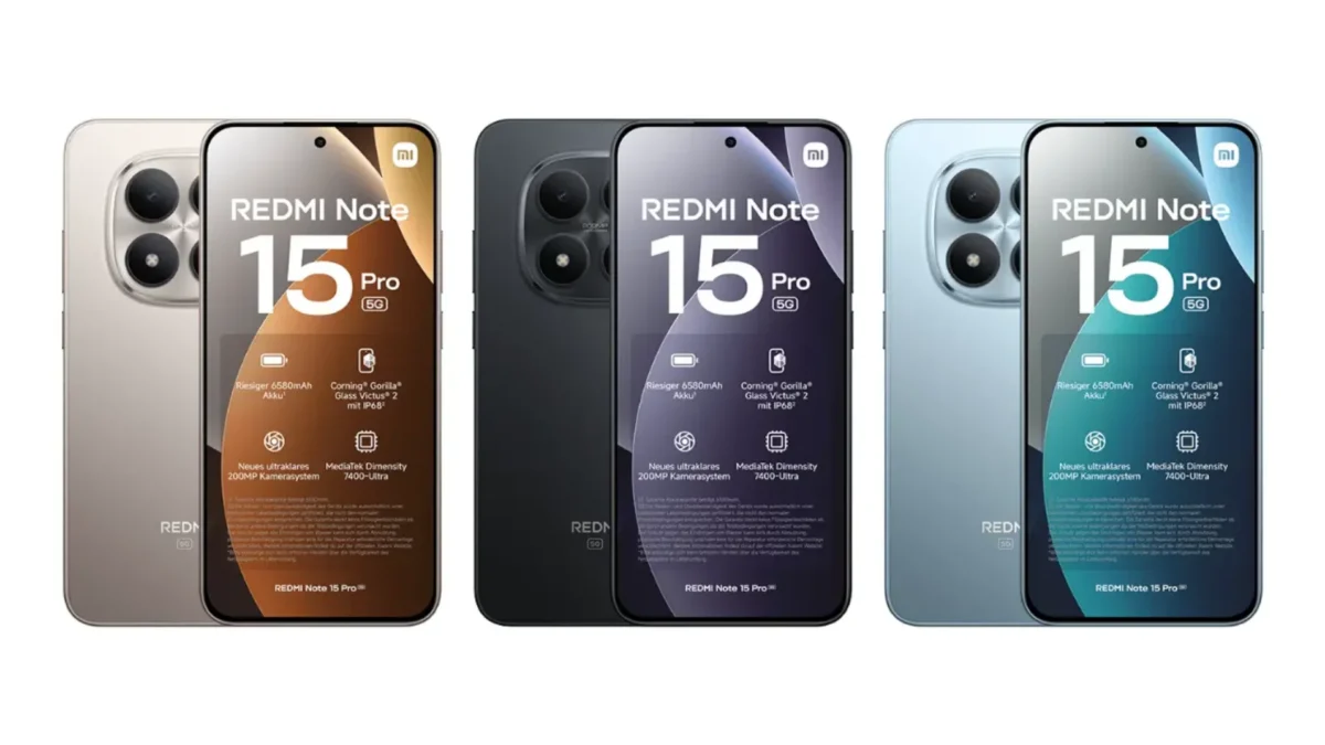 پنج مدل ردمی نوت ۱۵ در بازارهای جهانی عرضه می شوند