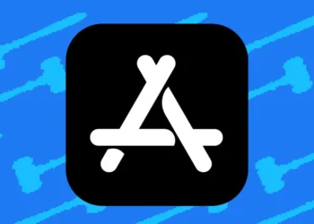 تصویری از لوگوی اپ استور در رنک مشکی