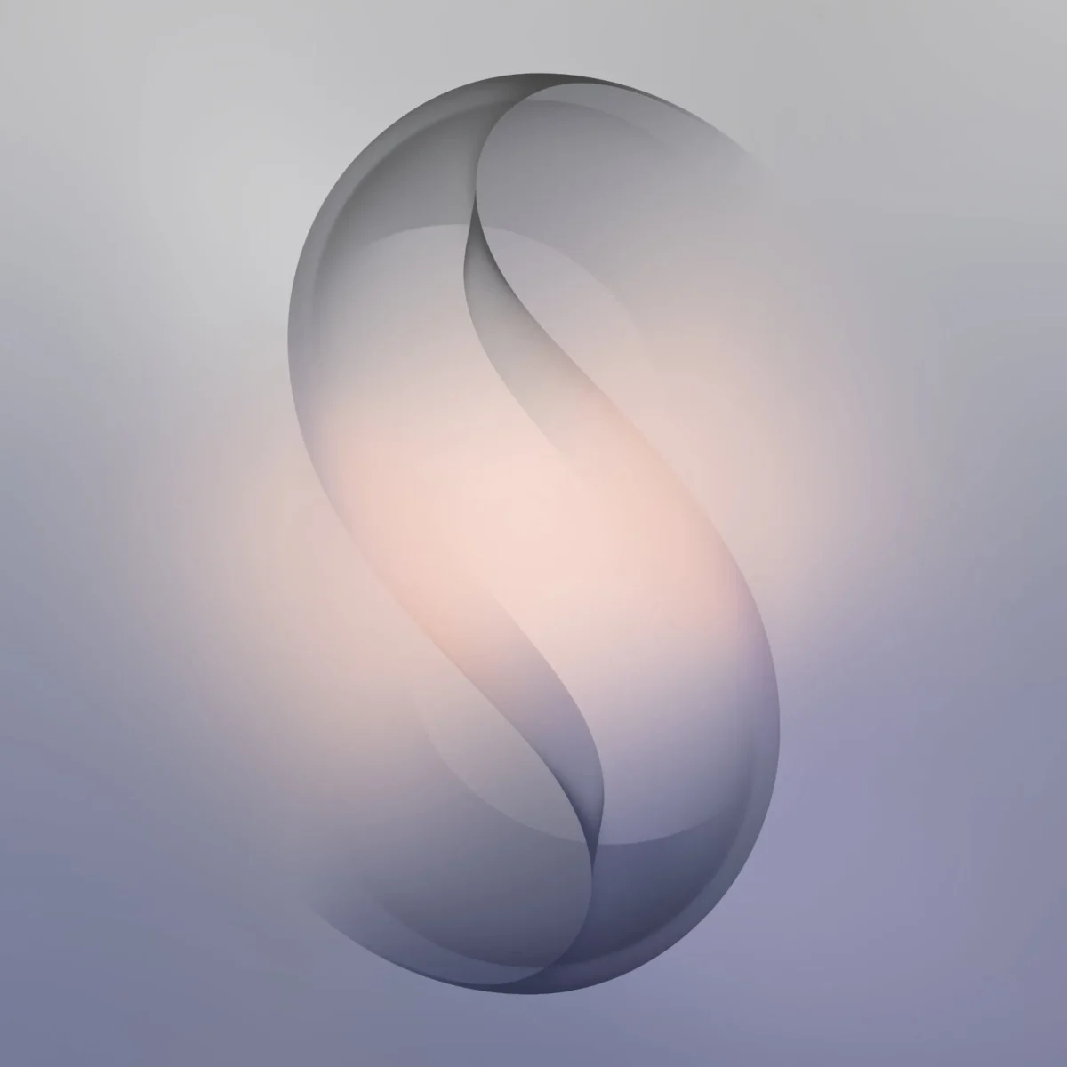 یک تصویر پس‌زمینه انتزاعی با اشکال موج‌دار و نوری ملایم در مرکز، در پس‌زمینه آبی روشن، که ظاهراً مربوط به Galaxy S26 Ultra است.