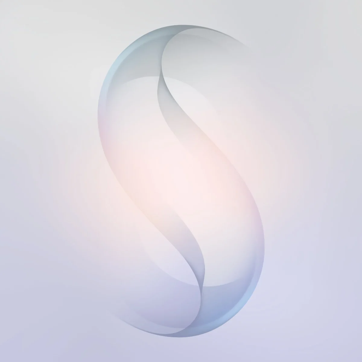 یک تصویر پس‌زمینه انتزاعی با اشکال موج‌دار و نوری ملایم در مرکز، در پس‌زمینه آبی روشن، که ظاهراً مربوط به Galaxy S26 Ultra است.