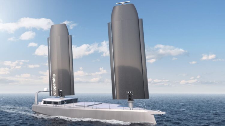 کشتی باری خودران مبتنی بر نیروی باد ساخته می شود