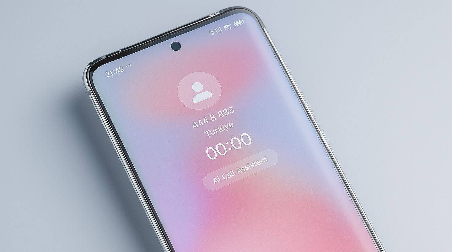 صفحه تماس در گوشی شیائومی با نمایش قابلیت دستیار تماس هوش مصنوعی (AI Call Assistant).