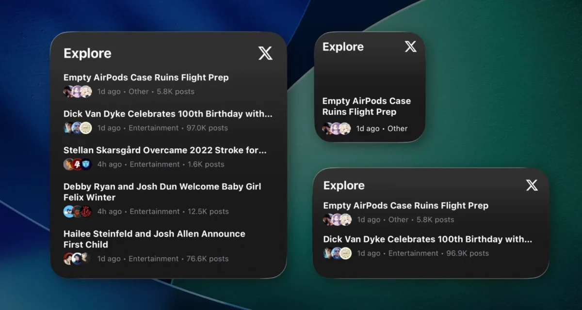 عرضه ویجت‌های X پس از پنج سال 