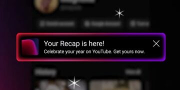 بنر اعلان انتشار خلاصه عملکرد سالانه (Recap) یوتیوب در سال ۲۰۲۵.