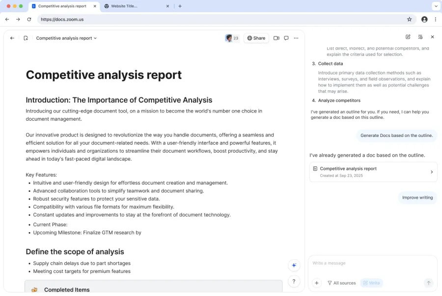 زوم با انتشار AI Companion 3.0 برای پلتفرم وب
