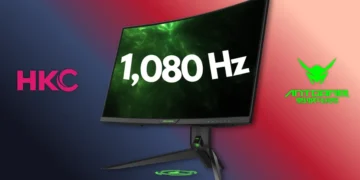 اولین مانیتور گیمینگ جهان با نرخ نوسازی ۱۰۸۰ هرتز رونمایی شد