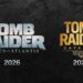 مقایسه آرت رسمی بازیهای Tomb Raider Legacy of Atlantis با تاریخ انتشار ۲۰۲۶ و Tomb Raider Catalyst با تاریخ انتشار ۲۰۲۷ روی پسزمینه تاریک