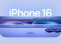 تصویری از آیفون ۱۶ در رنگ آبی