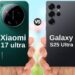 مقایسه شیائومی 17 اولترا و سامسونگ گلکسی S25 اولترا